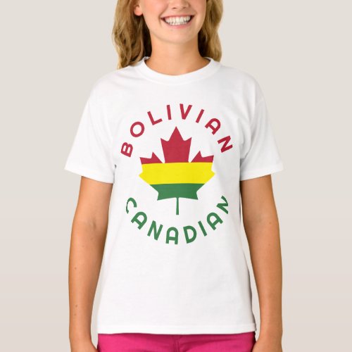 Canadian Bolivian  Roots T_Shirt