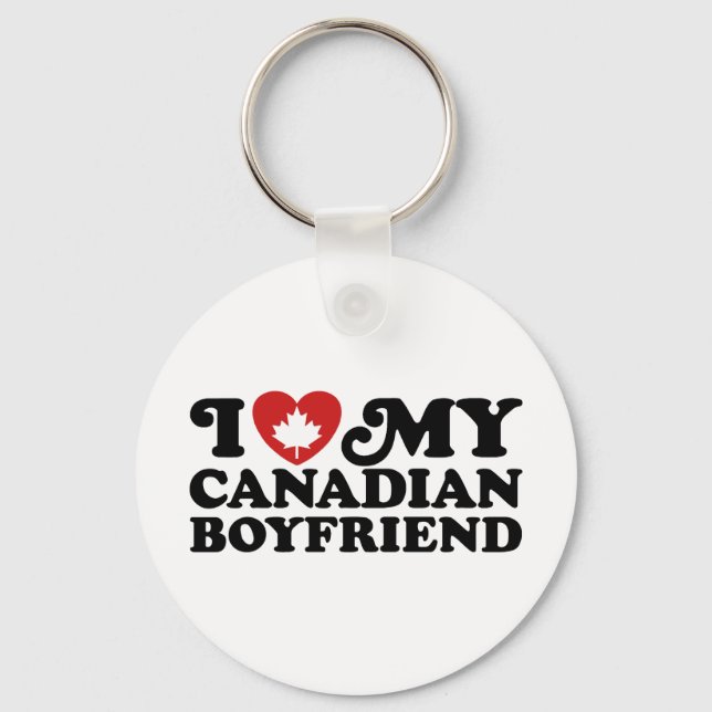 Canadian Boyfriend Keychain (Front)