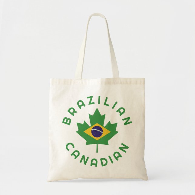 Canadian Brazilian  Roots  Tote Bag (Front)