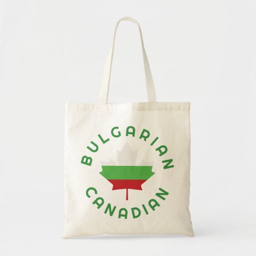 Canadian Bulgarian  Roots Tote Bag