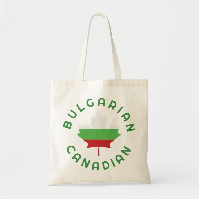 Canadian Bulgarian  Roots Tote Bag (Front)