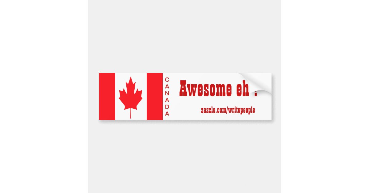 canadian bumper stickers Zazzle