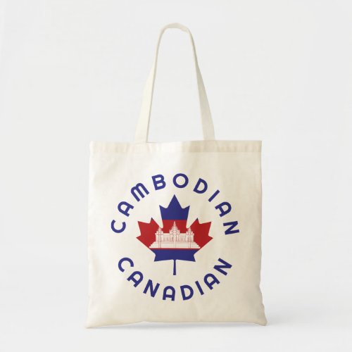 Canadian Cambodian  Roots Tote Bag