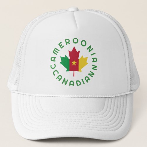 Canadian Cameroonian  Roots Trucker Hat