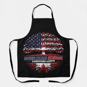 Canadian Canada US American USA United States Tree Apron