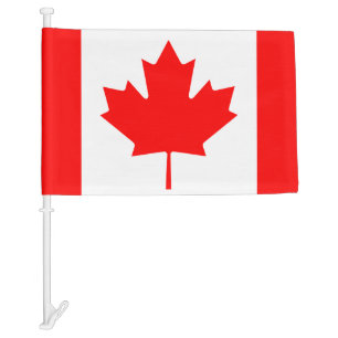Canadian car window flag for Canada Day