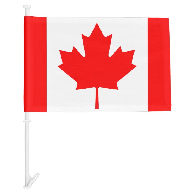 Canadian car window flag for Canada Day (Front)