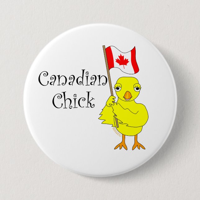 Canadian Chick Button (Front)