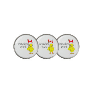 Canadian Chick Golf Ball Marker