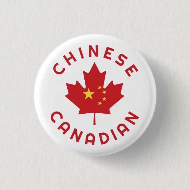 Canadian Chinese Roots Button (Front)
