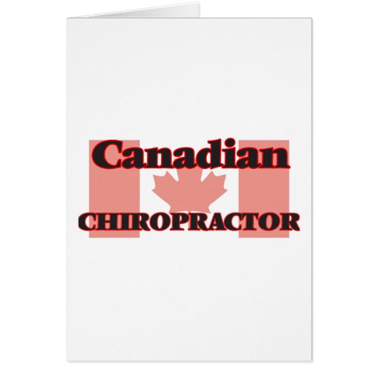 Canadian Chiropractor Cards (Front)