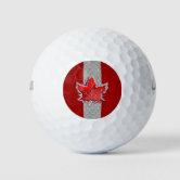 Ice Blue Hockey Golf Balls, Zazzle