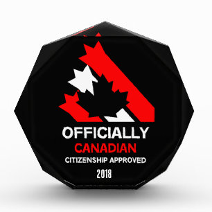 Canadian Citizenship Celebration Acrylic Award