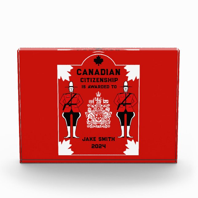 Canadian Citizenship Celebration Gift (Front)
