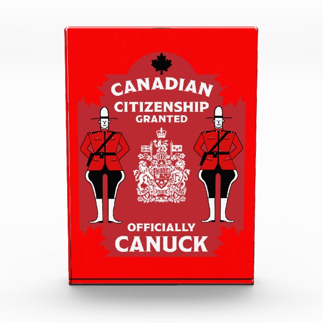 Canadian Citizenship Celebration Gift (Front)
