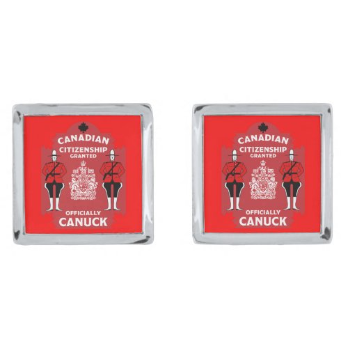 Canadian Citizenship Celebration Gift Cufflinks