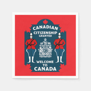 Canadian Citizenship Celebration Gift Napkins