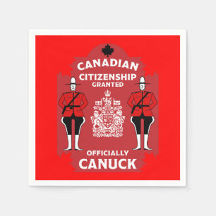 Canadian Citizenship Celebration Gift Napkins