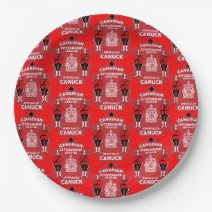 Canadian Citizenship Celebration Gift Paper Plates