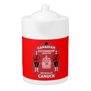 Canadian Citizenship Celebration Gift Teapot