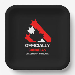 Canadian Citizenship Celebration Paper Plates