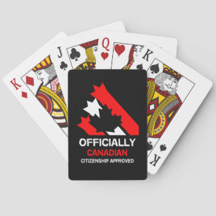 Canadian Citizenship Celebration Poker Cards