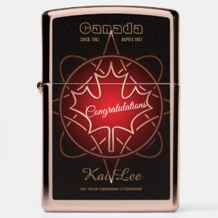 Canadian Citizenship Zippo Lighter