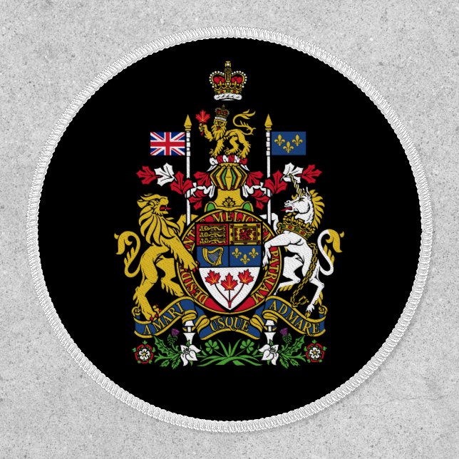 Canadian Coat of Arms, Canada Patch (Front)