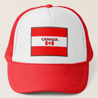 Canadian Colors Flag Trucker Hat