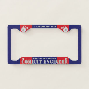 Canadian Combat Engineer Licence Plate Frame