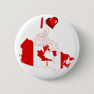 Canadian country flag button