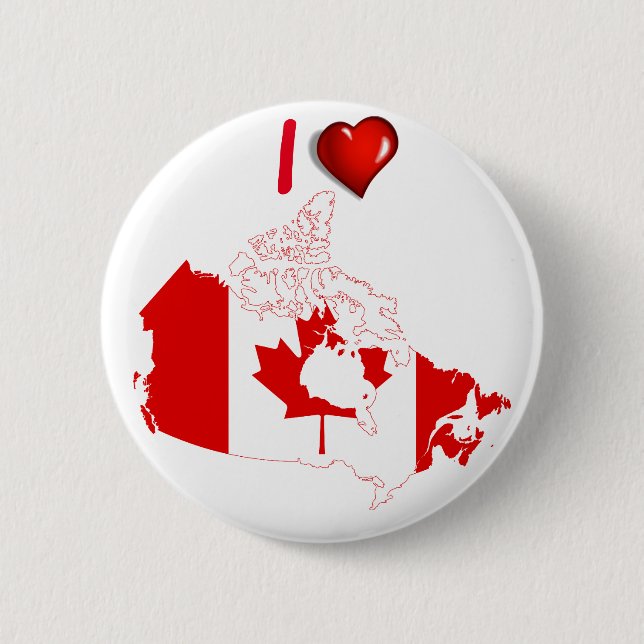 Canadian country flag button (Front)
