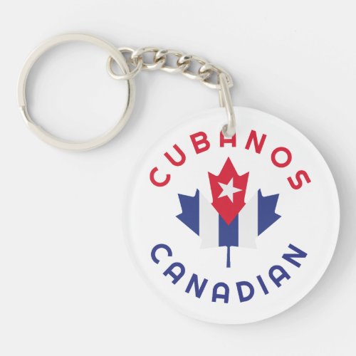 Canadian Cubanos Roots Keychain