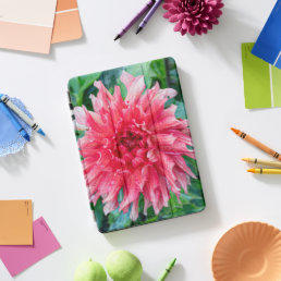 Canadian Dahlia, Pink Flower Photography Print iPad Pro Cover