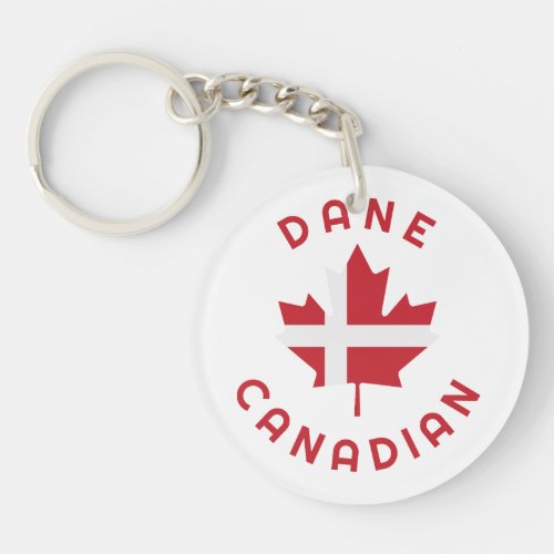 Canadian Dane  Roots Keychain