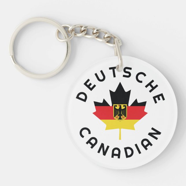 Canadian Deutsche Roots Keychain (Front)