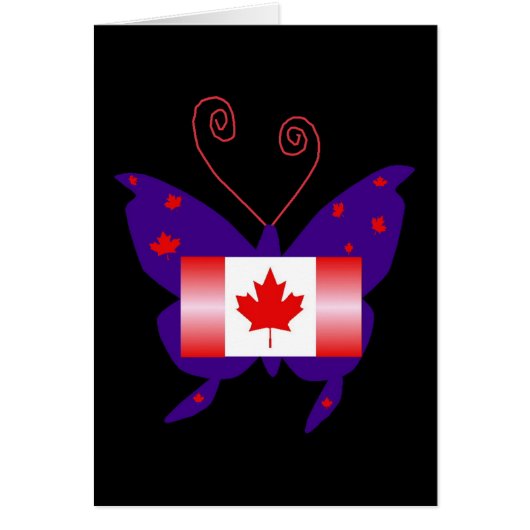 Canadian Diva Butterfly Cards (Front)