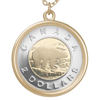 Canadian Dollar Necklace by SharonCullars at Zazzle
