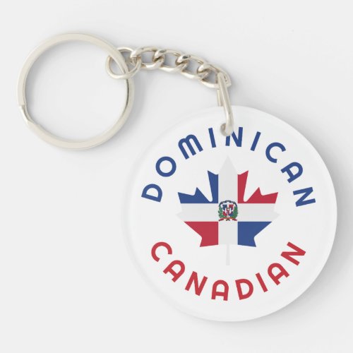 Canadian Dominican  Roots Keychain