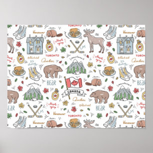 Canadian Doodles Poster