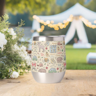 Canadian Doodles Thermal Wine Tumbler