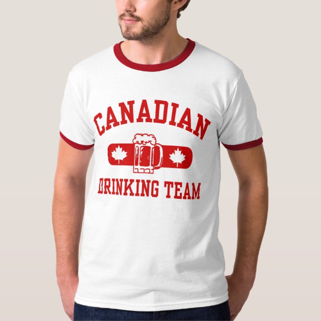 Canadian Drinking Team T-Shirt (Front)
