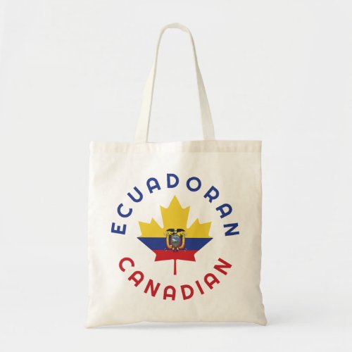 Canadian Ecuadoran  Roots Tote Bag
