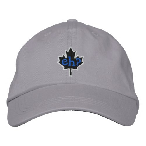 Canadian Eh Embroidery Maple Leaf Embroidered Baseball Cap