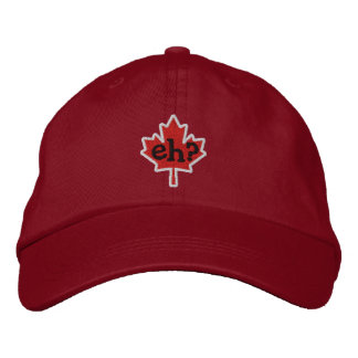 Canadian Eh? Embroidery Maple Leaf Embroidered Baseball Cap