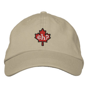 Canadian Eh? Embroidery Maple Leaf Embroidered Baseball Hat