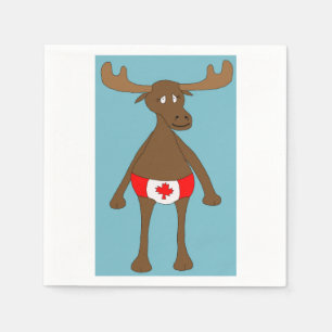 Canadian, Eh? Moose Napkins