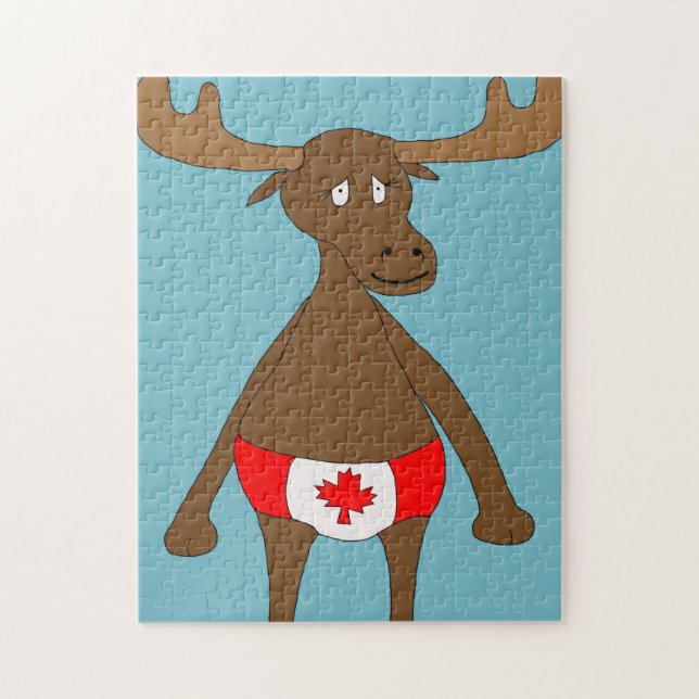 Canadian, Eh? Moose Puzzle (Vertical)