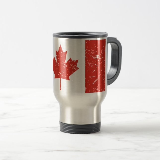 Canadian Eh! Travel Mug (Front Right)