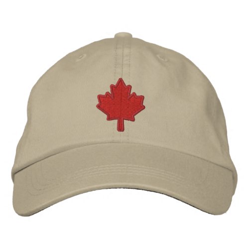 Canadian Embroidery Embroidered Maple Leaf Embroidered Baseball Hat